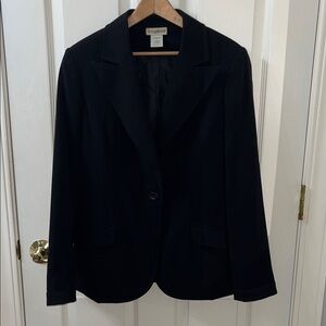 TravelSmith Classic Black Blazer